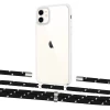 Чехол Upex Crossbody Protection Case для iPhone 11 Crystal with Aide Black Dots and Cap Silver (UP102490)