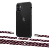 Чехол Upex Crossbody Protection Case для iPhone 11 Crystal with Aide Burgundy Camouflage and Cap Silver (UP102496)