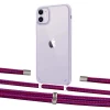 Чохол Upex Crossbody Protection Case для iPhone 11 Crystal with Aide Rouge Cramoisi and Cap Silver (UP102504)