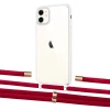 Чехол Upex Crossbody Protection Case для iPhone 11 Crystal with Aide Red and Cap Gold (UP102507)