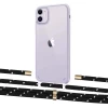 Чехол Upex Crossbody Protection Case для iPhone 11 Crystal with Aide Black Dots and Cap Gold (UP102525)
