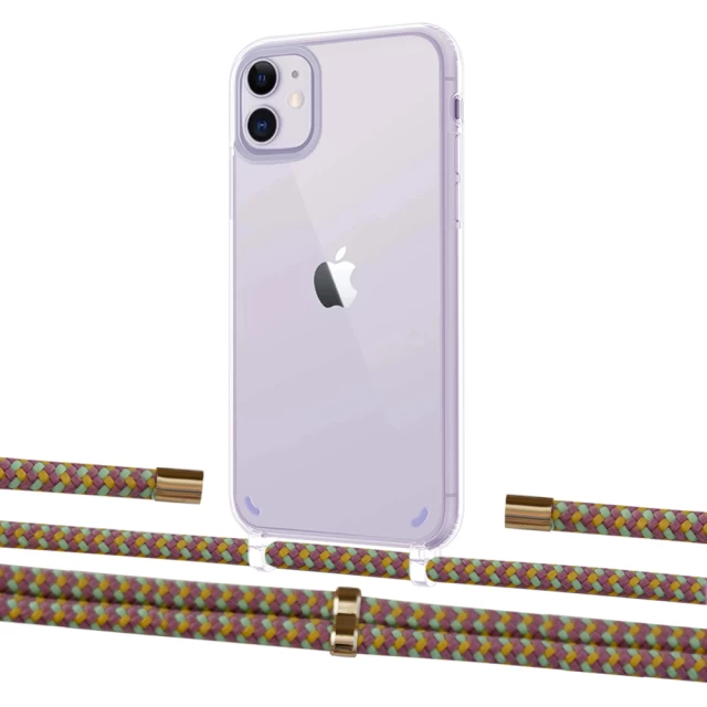 Чохол Upex Crossbody Protection Case для iPhone 11 Crystal with Aide Couleur Vintage and Cap Gold (UP102538)