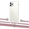 Чехол Upex Crossbody Protection Case для iPhone 11 Pro Max Crystal with Aide Carnation and Casquette Silver (UP102971)
