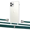 Чехол Upex Crossbody Protection Case для iPhone 11 Pro Crystal with Aide Emeraude and Casquette Silver (UP102715)