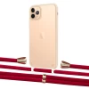 Чехол Upex Crossbody Protection Case для iPhone 11 Pro Crystal with Aide Red and Casquette Gold (UP102717)