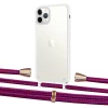 Чохол Upex Crossbody Protection Case для iPhone 11 Pro Crystal with Aide Rouge Cramoisi and Casquette Gold (UP102749)
