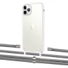 Чохол Upex Crossbody Protection Case для iPhone 11 Pro Max Crystal with Aide Gray and Cap Silver (UP103042)