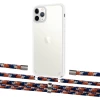 Чехол Upex Crossbody Protection Case для iPhone 11 Pro Max Crystal with Aide Orange Azure and Cap Silver (UP103055)