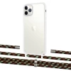 Чехол Upex Crossbody Protection Case для iPhone 11 Pro Crystal with Aide Cinnamon Camouflage and Cap Silver (UP102778)