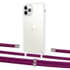 Чохол Upex Crossbody Protection Case для iPhone 11 Pro Max Crystal with Aide Rouge Cramoisi and Cap Silver (UP103064)