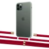Чохол Upex Crossbody Protection Case для iPhone 11 Pro Crystal with Aide Red and Cap Gold (UP102787)