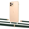 Чехол Upex Crossbody Protection Case для iPhone 11 Pro Crystal with Aide Cyprus Green and Cap Gold (UP102794)