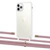 Чохол Upex Crossbody Protection Case для iPhone 11 Pro Max Crystal with Aide Carnation and Cap Gold (UP103076)