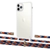 Чохол Upex Crossbody Protection Case для iPhone 11 Pro Max Crystal with Aide Orange Azure and Cap Gold (UP103090)