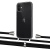 Чехол Upex Crossbody Protection Case для iPhone 12 mini Crystal with Aide Black and Casquette Silver (UP103521)