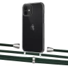 Чехол Upex Crossbody Protection Case для iPhone 12 | 12 Pro Crystal with Aide Cyprus Green and Casquette Silver (UP103249)