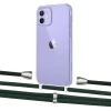 Чохол Upex Crossbody Protection Case для iPhone 12 mini Crystal with Aide Cyprus Green and Casquette Silver (UP103529)