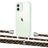 Чохол Upex Crossbody Protection Case для iPhone 12 | 12 Pro Crystal with Aide Cinnamon Camouflage and Casquette Silver (UP103268)