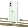 Чехол Upex Crossbody Protection Case для iPhone 12 | 12 Pro Crystal with Aide Lime Camouflage and Casquette Silver (UP103270)