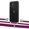 Чехол Upex Crossbody Protection Case для iPhone 12 mini Crystal with Aide Rouge Cramoisi and Casquette Silver (UP103554)
