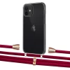 Чехол Upex Crossbody Protection Case для iPhone 12 mini Crystal with Aide Chili Pepper and Casquette Gold (UP103568)