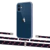 Чехол Upex Crossbody Protection Case для iPhone 12 | 12 Pro Crystal with Aide Blue Marine and Cap Silver (UP103332)