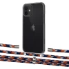 Чехол Upex Crossbody Protection Case для iPhone 12 | 12 Pro Crystal with Aide Orange Azure and Cap Silver (UP103335)