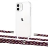 Чехол Upex Crossbody Protection Case для iPhone 12 mini Crystal with Aide Burgundy Camouflage and Cap Silver (UP103616)