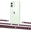 Чохол Upex Crossbody Protection Case для iPhone 12 mini Crystal with Aide Burgundy Camouflage and Cap Silver (UP103616)