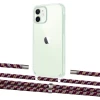 Чехол Upex Crossbody Protection Case для iPhone 12 mini Crystal with Aide Burgundy Camouflage and Cap Silver (UP103616)