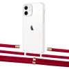 Чехол Upex Crossbody Protection Case для iPhone 12 mini Crystal with Aide Red and Cap Gold (UP103627)