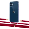 Чехол Upex Crossbody Protection Case для iPhone 12 mini Crystal with Aide Red and Cap Gold (UP103627)