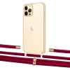 Чохол Upex Crossbody Protection Case для iPhone 12 | 12 Pro Crystal with Aide Chili Pepper and Cap Gold (UP103358)