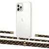 Чехол Upex Crossbody Protection Case для iPhone 12 | 12 Pro Crystal with Aide Cinnamon Camouflage and Cap Gold (UP103373)