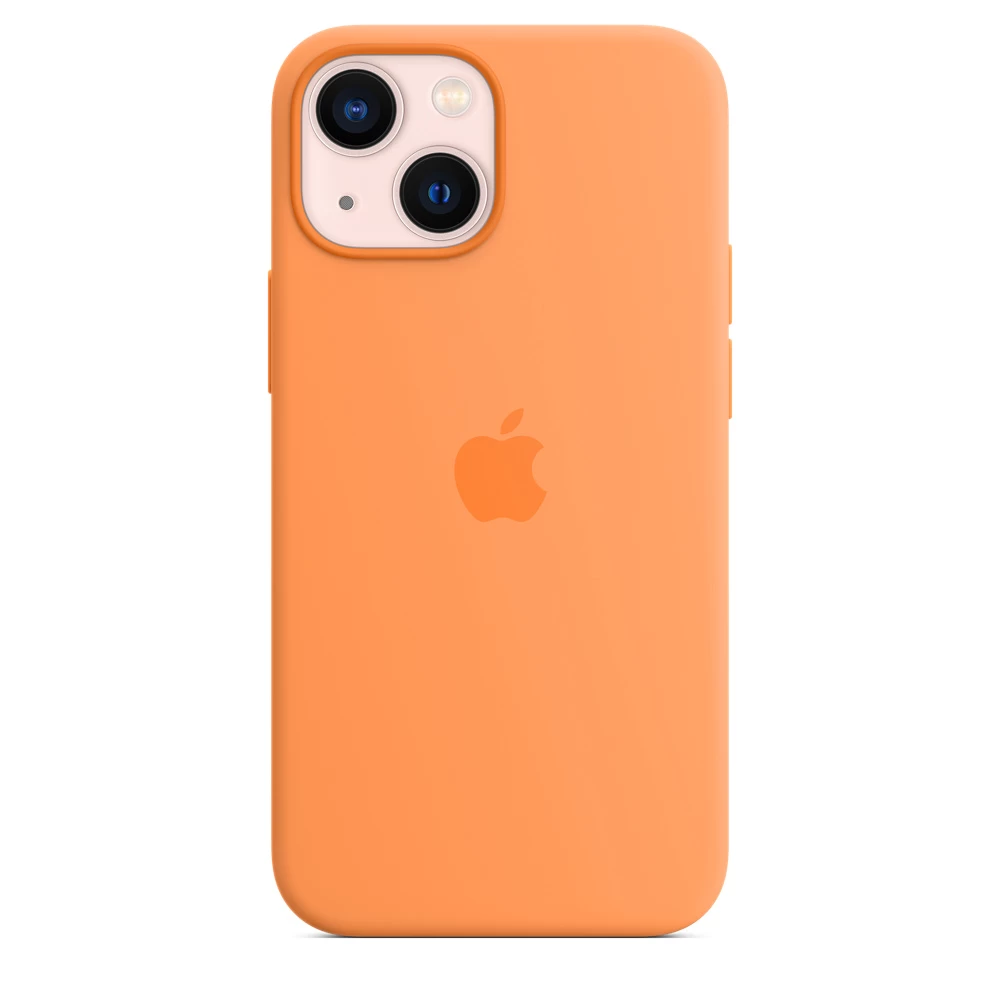 Чехол Silicone Case для iPhone 13 mini Marigold without MagSafe (iS) -  купить по цене 759 ₴ в Киеве / Украине. Оригинальный товар с гарантией  качества.