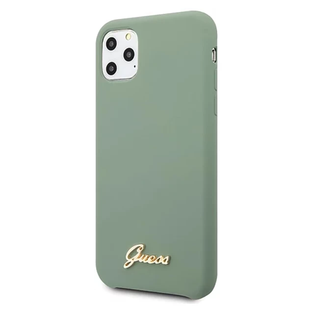 Чохол Guess Silicone Vintage Gold Logo для iPhone 11 Pro Gold (GUHCN58LSLMGKA)