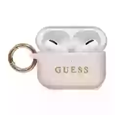 Чохол Guess Silicone Glitter для AirPods Pro Pink (GUACAPSILGLLP)