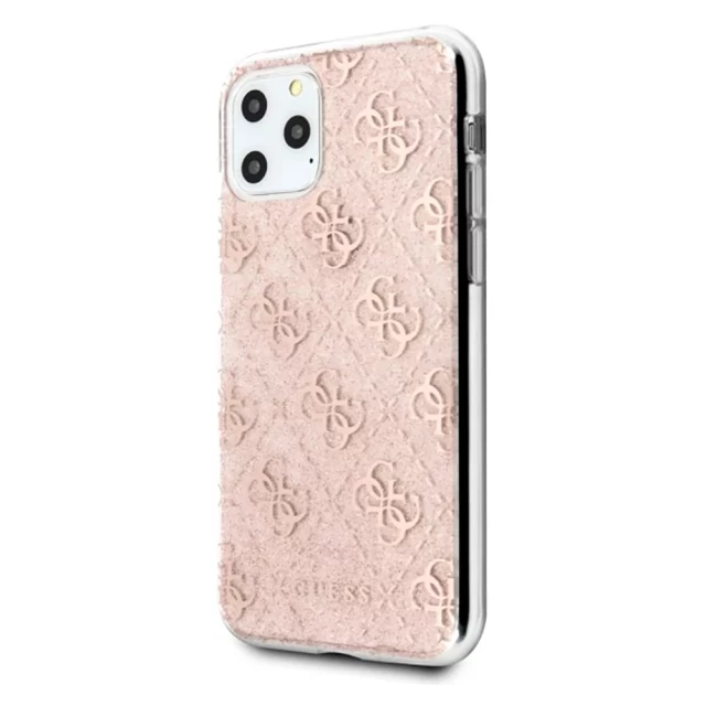Чехол Guess 4G Glitter для iPhone 11 Pro Max Pink (GUHCN65PCU4GLPI)