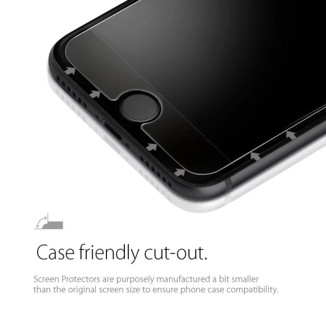 Защитное стекло Spigen для iPhone 7 | 8 Plus Glas.TR Slim Transparent (043GL20608)