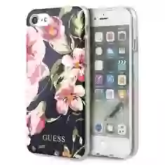 Чехол Guess Flower Collection для iPhone SE 2020/8/7 Blue (GUHCI8PCUTRFL03)