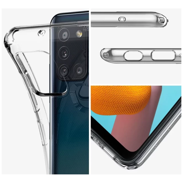 Чехол Spigen для Samsung Galaxy A21S Liquid Case Crystal Clear (ACS00975)