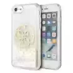 Чехол Guess Liquid Glitter 4G Circle для iPhone SE 2020/8/7 Iridescent (GUHCI8LGIRGP)