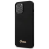 Чохол Guess Silicone Script Logo для iPhone 12 Pro Max Black (GUHCP12LLSLMGBK)