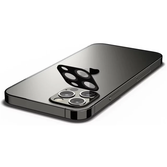 Захисне скло Spigen для камери iPhone 12 Pro Lens Protector Black (AGL01807)