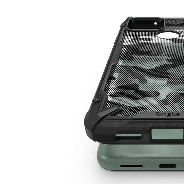 Чохол Ringke Fusion X Design Camo для Google Pixel 5 Black (FXGG0016)