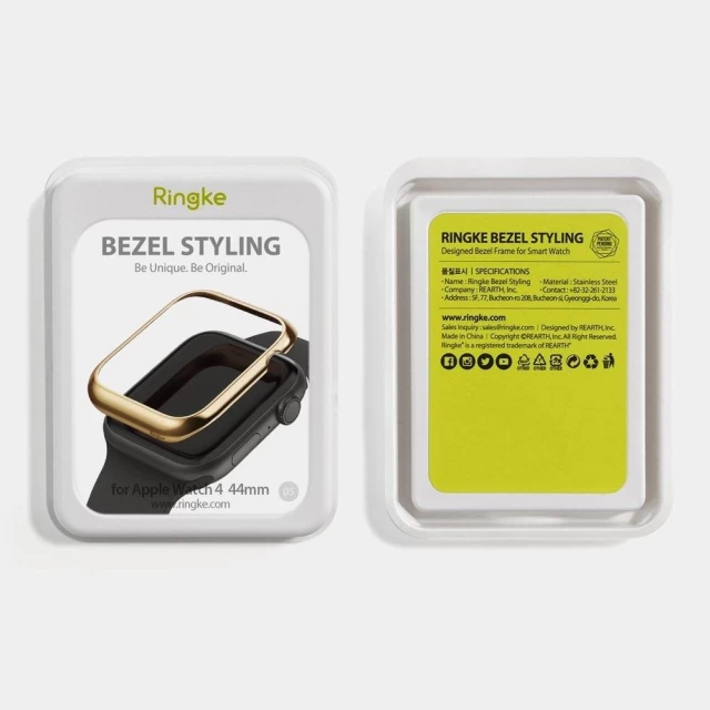 Чохол Ringke Bezel Styling Case Stainless Steel для Apple Watch 40 mm Silver (RGAP0053 AW4-4)