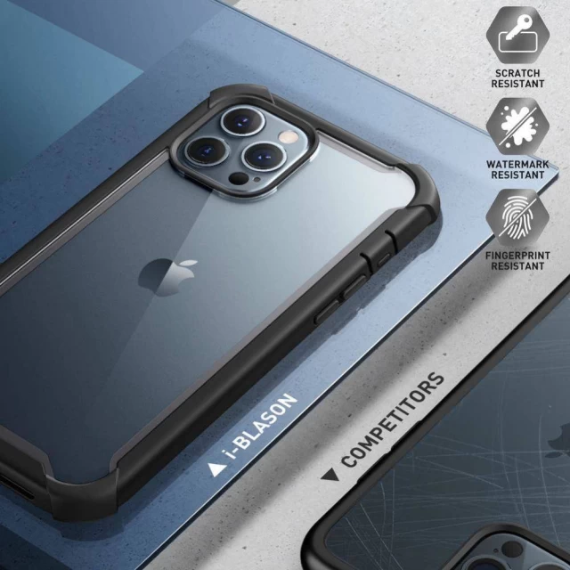 Чохол і захисне скло Supcase Iblsn Ares для iPhone 12 Pro Max Black (843439132870)