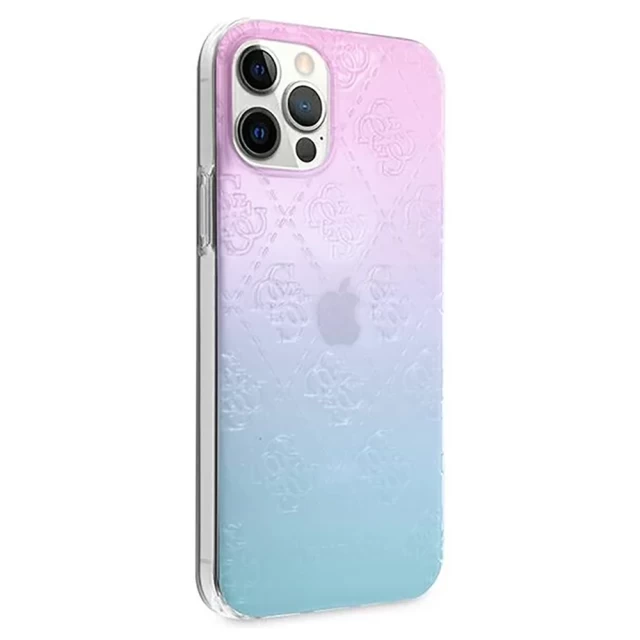 Чехол Guess Pattern Collection для iPhone 12 | 12 Pro Pink (GUHCP12M3D4GGBP)