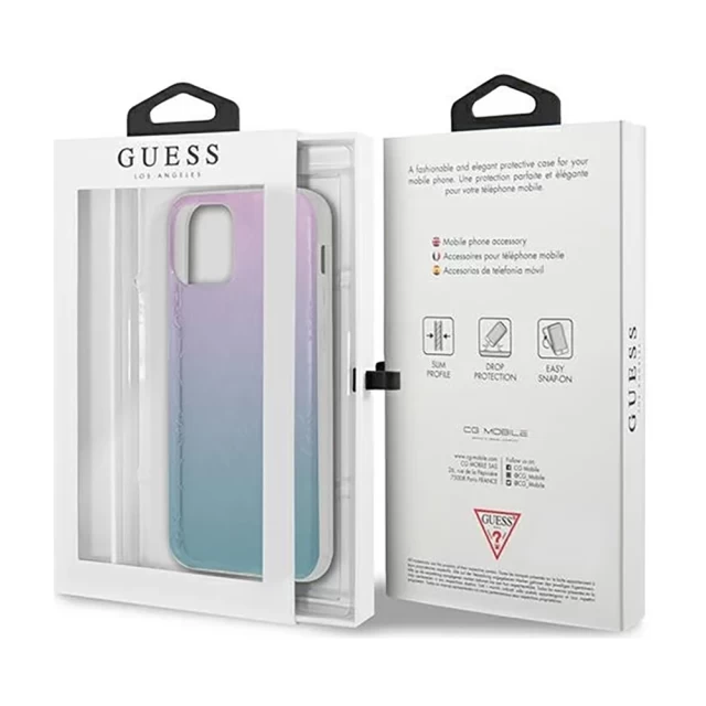 Чохол Guess Pattern Collection для iPhone 12 | 12 Pro Pink (GUHCP12M3D4GGBP)