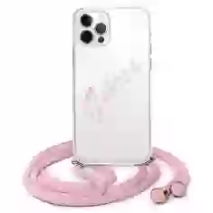 Чехол Guess Script Vintage для iPhone 12 Pro Max Pink (GUHCP12LCRTVSPI)